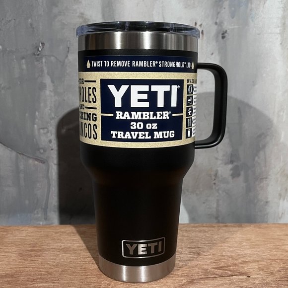 Yeti Other - YETI Rambler 30 Oz Travel Mug, Stainless Steel, Vacuum Insulated, Black